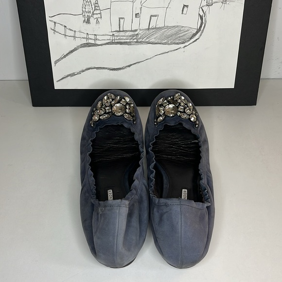 Vera Wang Lavender Jewelry Flats Ballet Women’s US Size 9 - Picture 2 of 9